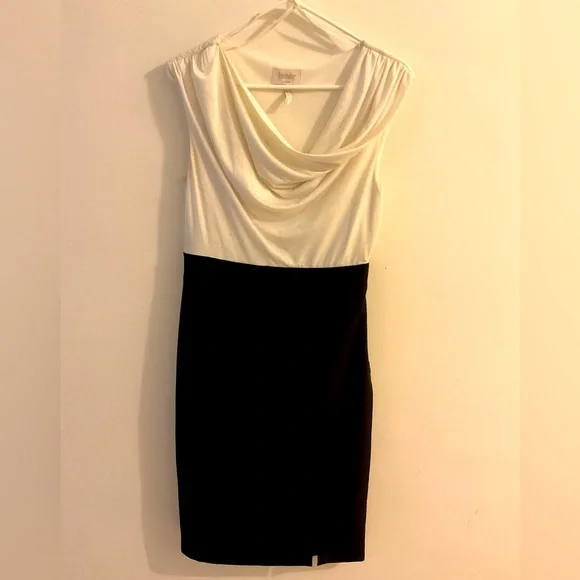white christmas dresses Laundry By Shelli Segal Black Evening Dress Sleeveless V Neck 56